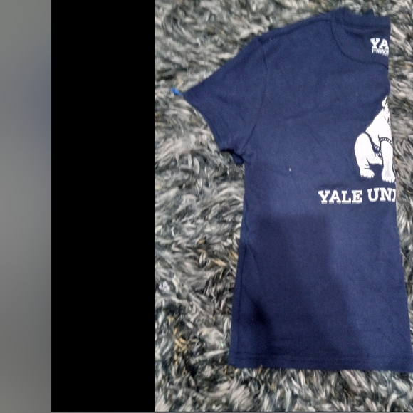 Yale University Navy Blue Crop Top - Picture 2 of 6